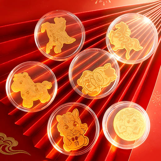 【足金999】BAOFANDI宝梵迪2026马年爆款开运招财新年礼物足金999利是封红包挂饰/手机贴BF 商品图4