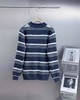 D120849秋冬条纹慵懒风宽松情侣款毛衣针织衫 商品缩略图3