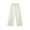 谜底阔腿裤长裤2026年春季新品复古百搭清爽白牛仔裤女261MJ0008 商品缩略图4