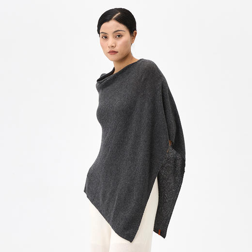 女装羊毛混纺披肩SJF16P320N 商品图1