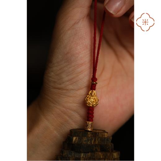 米马饰物 天然无压油 奇楠沉香 有黄财shen 的金山与红山 挂件 商品图3