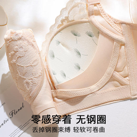 A2-【小胸聚拢升杯显大】小A秒变C聚拢防下垂收副乳调整型内衣文胸   月落星语/凝香秋燕 商品图5