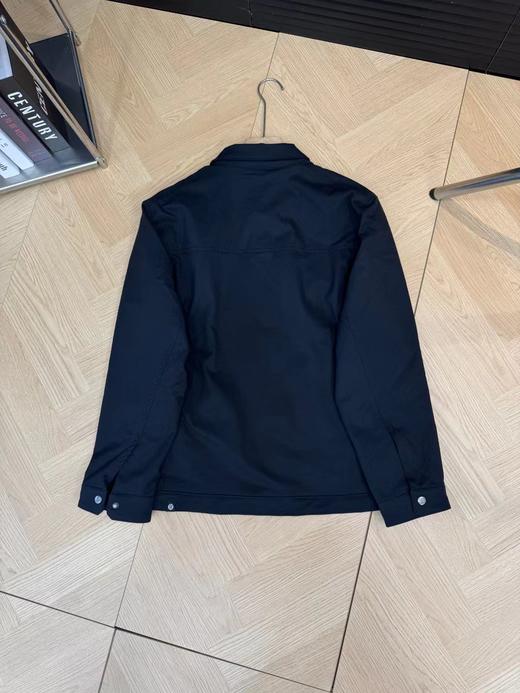 D120813Twill Utility纯色拒水舒展系扣翻衬衫式翻领夹克男款 商品图4