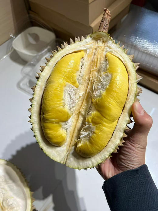 鲜猫山王榴莲，绵密丝滑像融化的黄油，甜中带点微苦还回甘 商品图3