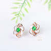 【旋转的爱】翡翠耳钉-EZ12404019 商品缩略图1