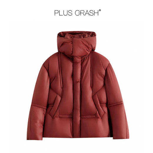 PLUS CRASH冬季新款泡芙轻量化多结构休闲连帽保暖男女同款鹅绒服 商品图7