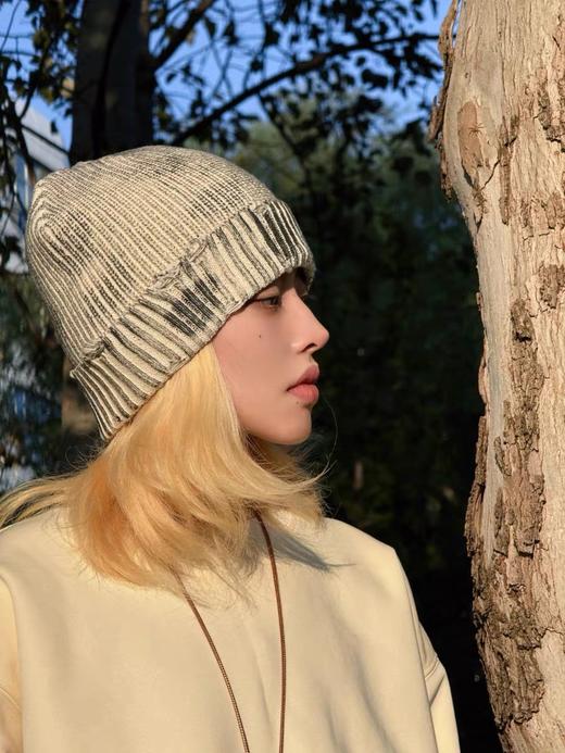 中性款做旧破损针织帽zh009 商品图1