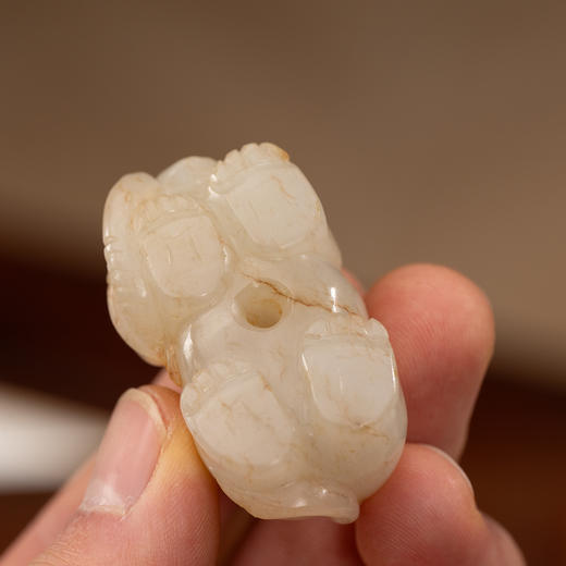 清	玉雕太平有象挂饰 商品图4