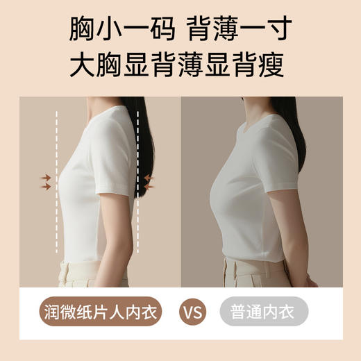 💗【提拉女王网纱版B-F杯】【高级御姐风】【专利U型提拉显小】【V领性感 记忆软胶条防滑防窜防下垂】润微内衣女大胸显小显瘦提拉防下垂舒适无痕减压肩带收副乳  提拉云感【提拉系列】 商品图3