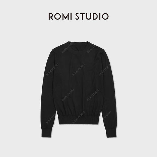 ROMI STUDIO“云感山羊绒”100%超细圆领套头羊绒毛衫RWCWST7100 商品图2