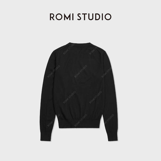 ROMI STUDIO“云感山羊绒”100%超细圆领套头羊绒毛衫RWCWST7100 商品图3