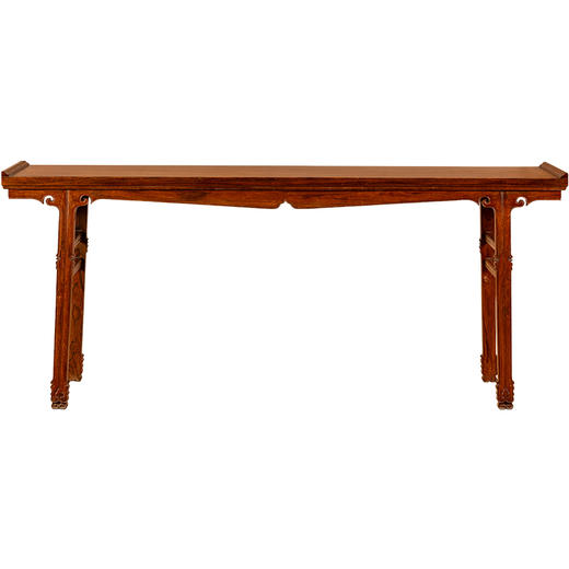 二十世纪	黄花梨独板壸门牙板插肩榫翘头案 商品图5