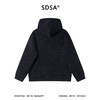SDSA男士秋冬新款痞帅男装潮牌简约撞色绒毛格子拉链连帽卫衣百搭 商品缩略图4