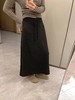 D120846简约舒适高腰抽绳直筒微修身加绒松紧腰半裙 商品缩略图12