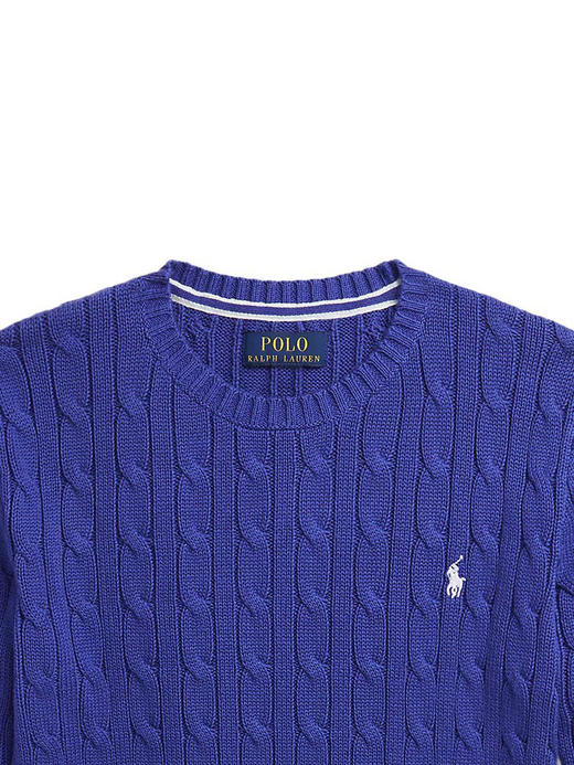【秒杀价已调 直接拍】2025 新款 Ralph Lauren/拉夫劳伦 RL 经典常青款 绞花圆领 编结针织毛衫 可配亲子装 商品图7