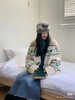 D120836秋冬文艺感学院风宽松V领针织开衫外套女款 商品缩略图0