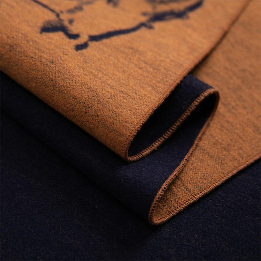 万事利 瑞马踏金真丝绒围巾 商品图4