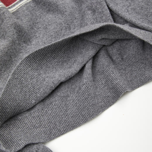 ROMI STUDIO“冰岛灰”100超细美利奴羊毛小v领套头毛衫 RWDSS61764 商品图4