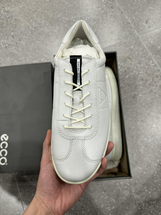 正品 ECCO爱步 男士休闲鞋 百搭轻便平底板鞋德训鞋 全新原盒 尺码43 44 码0499 商品图1