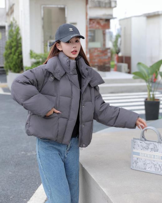 卉遇&时尚宽松百搭洋气加厚面包羽绒服HY-21★ 商品图1