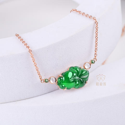 【鱼悦】翡翠鱼项链-XL12410069 商品图4