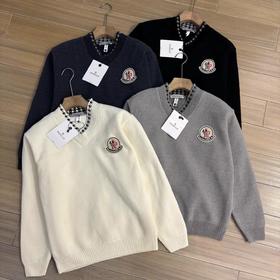 D120878秋冬新款时尚休闲男士一体绒针织毛衣