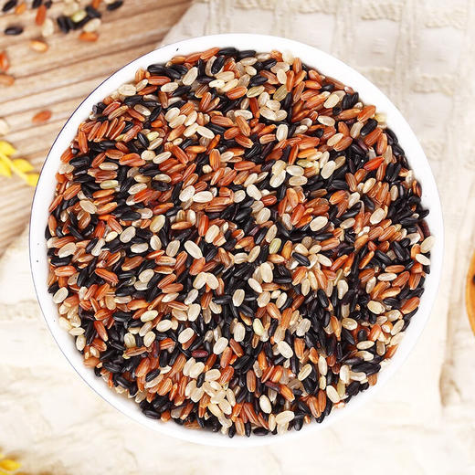 【自营】 金龙鱼 三色糙米 黑米/红米/糙米 1kg 商品图3