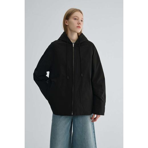 MAISON CECILE 两色|冬日极简松弛90白鹅绒轻便保暖连帽羽绒服外套 商品图0