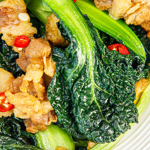 『湖北随州泡泡青』皱叶黑白菜，饱满柔嫩，叶肉厚实，叶泡墨绿，清新爽口，现摘现发 商品图8