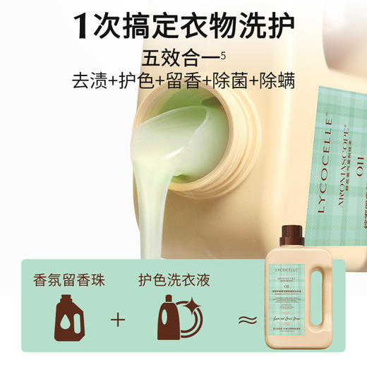 【2瓶装享：柔顺剂480ml*1袋+120ml*1袋】绽家四季繁花酵素香氛洗衣液1700m 商品图3