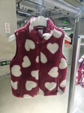GAP 59元2件 抱抱绒提花立领背心 (线上线下同时在售不保证有货，活动款不退不换介意勿拍) 618343-TY