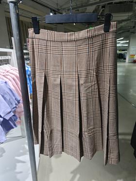 GAP 59元2件 洋气A字型高腰百褶半身裙  (线上线下同时在售不保证有货，活动款不退不换介意勿拍) 617612-TY