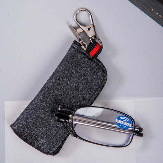 骊佳 可折叠可伸缩天线老花眼镜 防蓝光辐射护目镜 折叠小巧 随身便携 2118款 商品图5