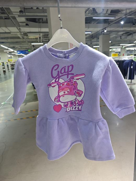 GAP 59元2件 超级飞侠联名连衣裙  (线上线下同时在售不保证有货，活动款不退不换介意勿拍) 620718-TY 商品图0