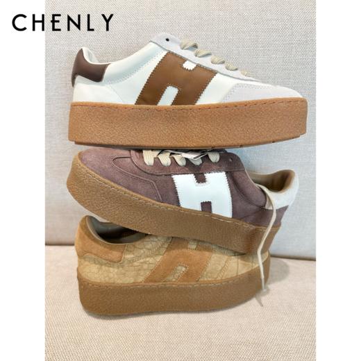 尘衣｜25F/W 厚底饼干复古休闲鞋 商品图0