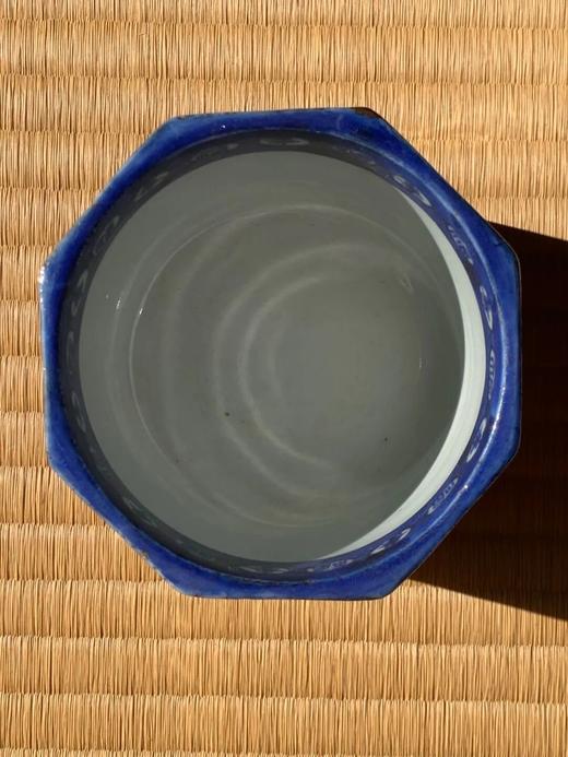 青花蓝地福寿纹八角筒杯，顺丰包邮 商品图7