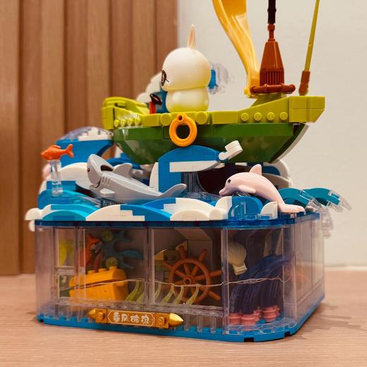 唯乐正品八音盒音乐灯光积木 商品图3