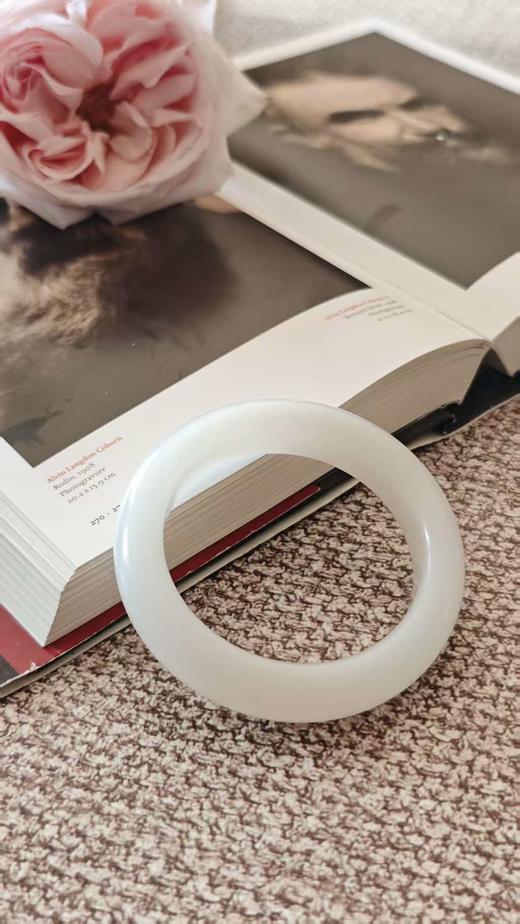 大雪·和田玉手镯【 嘉石群播317】 商品图2