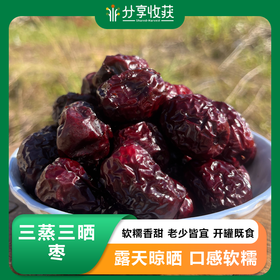 三蒸三晒枣 | 软糯香甜 老少皆宜 开罐既食 | 公平贸易 * Three-Steamed and Three-Sun-Dried Jujubes