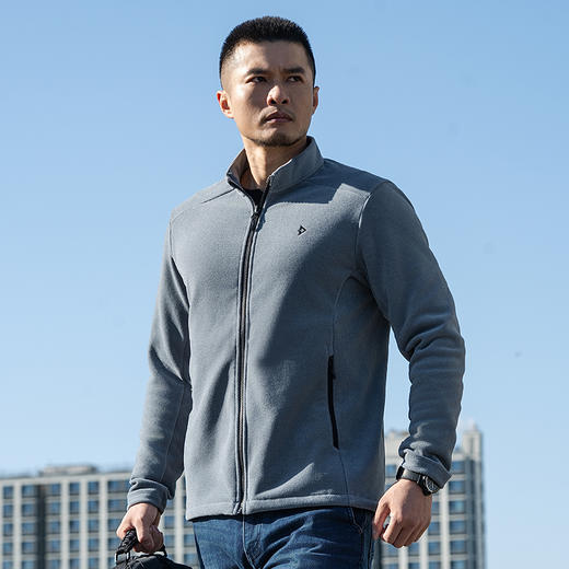 隐之炽松Polartec轻暖透气抓绒夹克通勤户外休闲百搭男士 商品图1