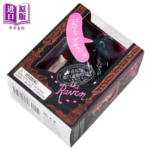 【中商原版】爱伦坡乌鸦小塑像 The Raven Talking Figurine 英文原版 Edgar Allan Poe 会读爱伦坡诗歌的乌鸦摆件 趣味礼品 商品图2