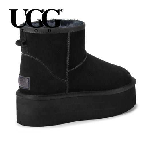 澳洲UGG厚底短筒时尚羊皮毛一体雪地靴 商品图7