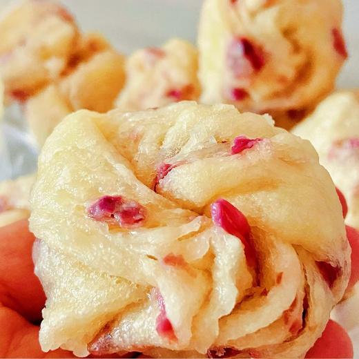 破酥千层迷你玫瑰小花卷   25g*10枚/盒 商品图0