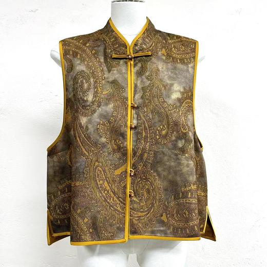 Famecoco范可儿秋款新中式马夹FAD6CA215 商品图0