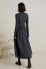 MIGU/弥古 高领收腰拼接休闲针织连衣裙 21714 商品缩略图6