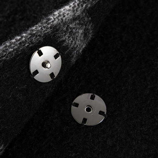 QH966斯尔丽25新款双面双色格子一衣多穿宽松减龄时尚小个子大衣 商品图6