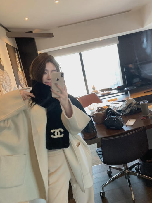 香奶奶仿皮草围脖围巾 商品图8