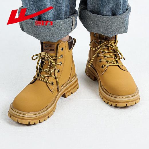 回力马丁靴女2025新款复古英伦风轻便旅行短靴厚底防滑增高大黄靴 商品图4