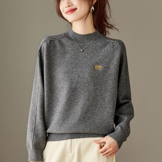 CC 2207时尚洋气上档次小衫大码显瘦毛衣打底衫 商品图1