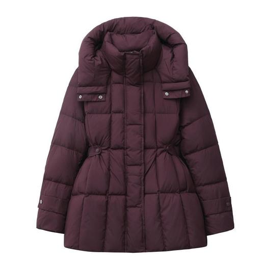 新国标90白鸭绒加肥加大码胖mm200斤中长款收腰显瘦羽绒服女2521 商品图4